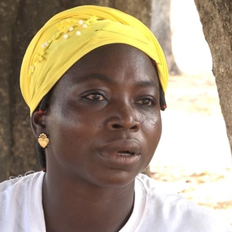 Adjara Soulama, farmer in the Lémouroudougou, Cascades region, Burkina Faso